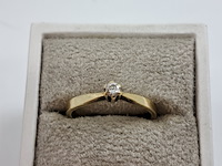 Ring, 14k goud - afbeelding 2 van  5