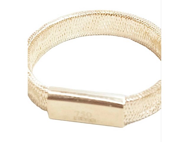 Ring 18 karaat geel goud 1,5 gram dikte 5,55 mm - afbeelding 2 van  5