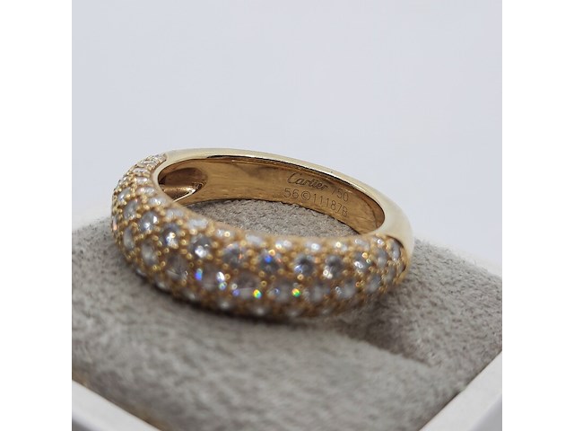Ring, 18 karaats, cartier, etincelle de cartier - afbeelding 8 van  9