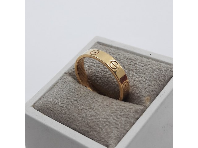 Ring, 18 karaats, cartier, love - afbeelding 3 van  10
