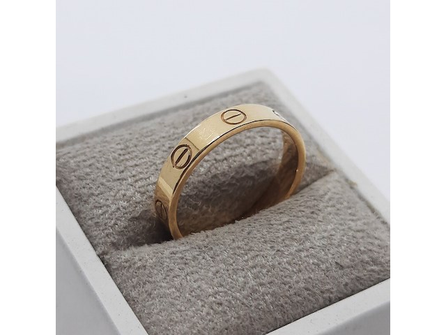 Ring, 18 karaats, cartier, love - afbeelding 4 van  10