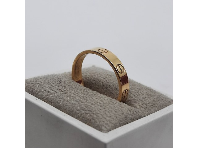Ring, 18 karaats, cartier, love - afbeelding 6 van  10
