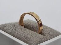 Ring, 18 karaats, cartier, love - afbeelding 6 van  10