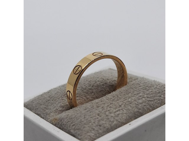 Ring, 18 karaats, cartier, love - afbeelding 7 van  10