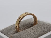 Ring, 18 karaats, cartier, love - afbeelding 7 van  10
