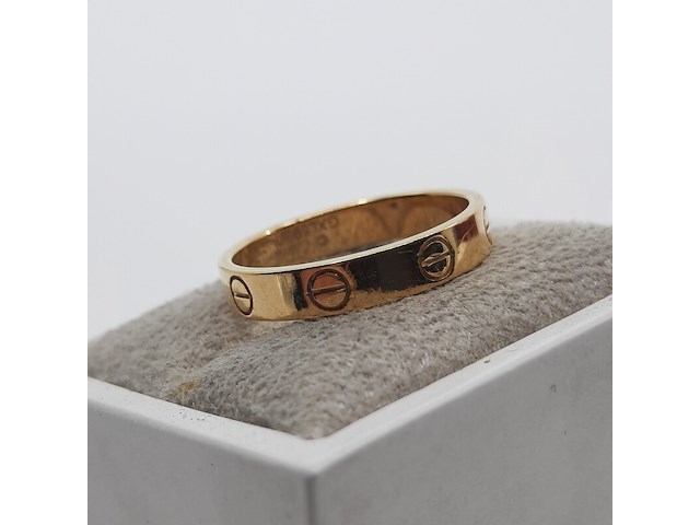 Ring, 18 karaats, cartier, love - afbeelding 8 van  10