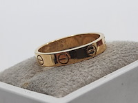 Ring, 18 karaats, cartier, love - afbeelding 8 van  10