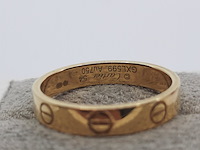 Ring, 18 karaats, cartier, love - afbeelding 9 van  10