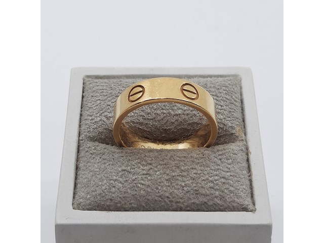 Ring, 18 karaats, cartier, love - afbeelding 1 van  9