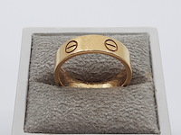 Ring, 18 karaats, cartier, love - afbeelding 1 van  9