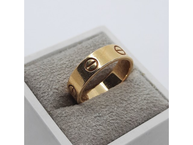 Ring, 18 karaats, cartier, love - afbeelding 2 van  9