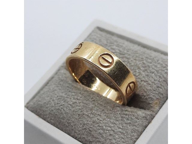 Ring, 18 karaats, cartier, love - afbeelding 3 van  9