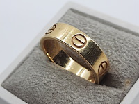 Ring, 18 karaats, cartier, love - afbeelding 3 van  9