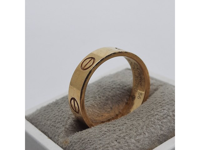 Ring, 18 karaats, cartier, love - afbeelding 4 van  9