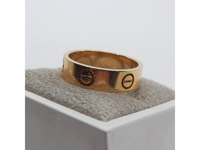 Ring, 18 karaats, cartier, love - afbeelding 6 van  9