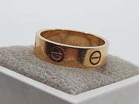 Ring, 18 karaats, cartier, love - afbeelding 6 van  9