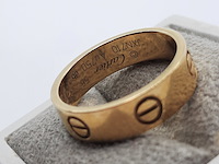 Ring, 18 karaats, cartier, love - afbeelding 7 van  9
