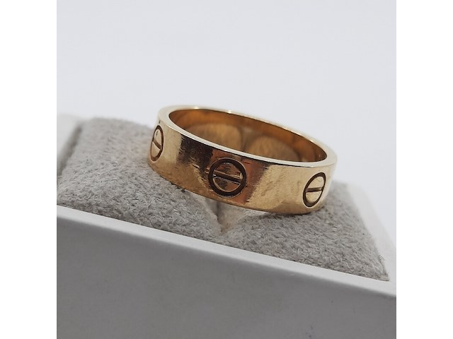 Ring, 18 karaats, cartier, love - afbeelding 8 van  9