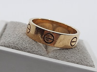 Ring, 18 karaats, cartier, love - afbeelding 8 van  9