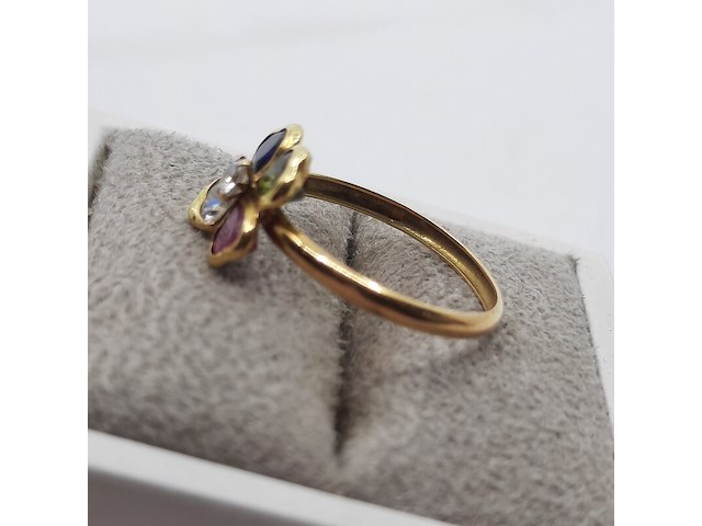 Ring, 18 karaats - afbeelding 2 van  10