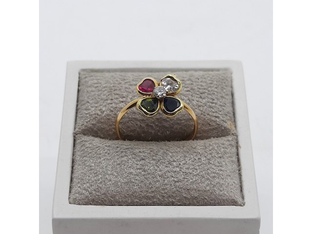 Ring, 18 karaats - afbeelding 1 van  10