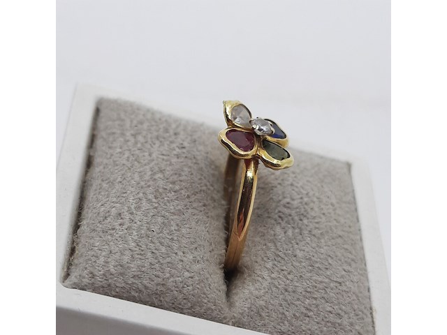 Ring, 18 karaats - afbeelding 4 van  10