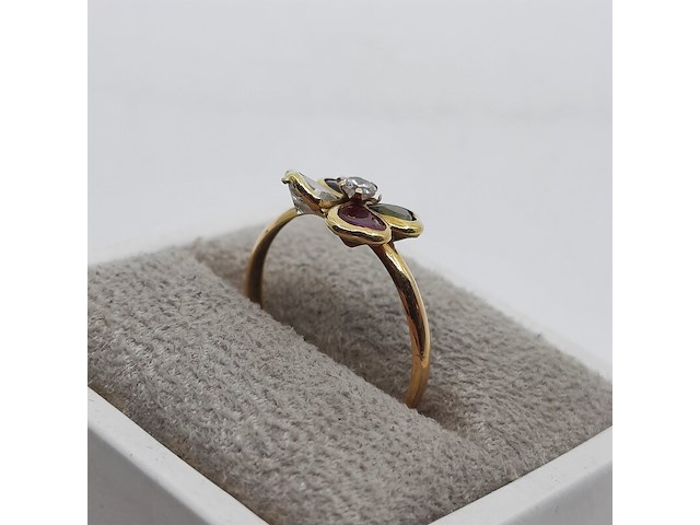 Ring, 18 karaats - afbeelding 5 van  10