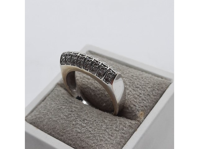 Ring, 18 karaats - afbeelding 3 van  10