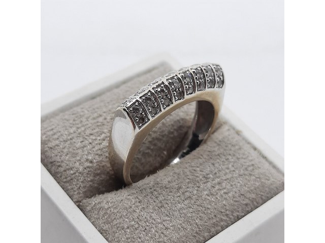 Ring, 18 karaats - afbeelding 8 van  10