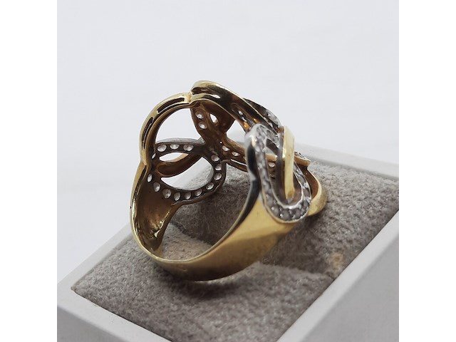 Ring, 18 karaats - afbeelding 2 van  10