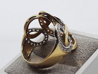 Ring, 18 karaats - afbeelding 2 van  10