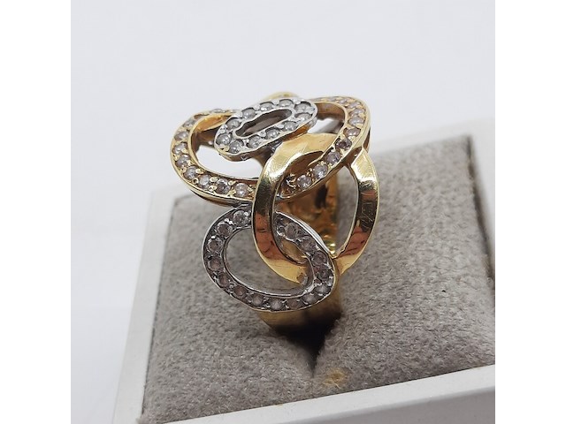 Ring, 18 karaats - afbeelding 4 van  10