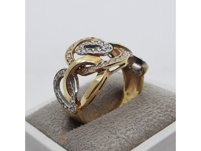 Ring, 18 karaats - afbeelding 5 van  10