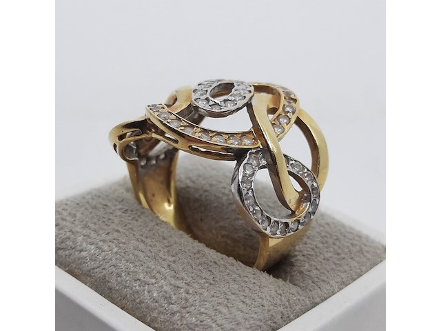 Ring, 18 karaats - afbeelding 6 van  10