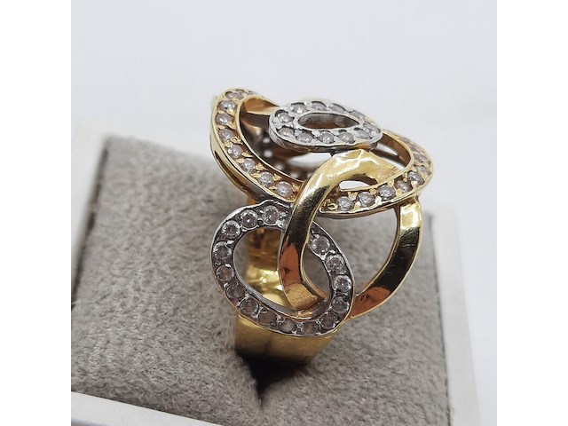 Ring, 18 karaats - afbeelding 7 van  10