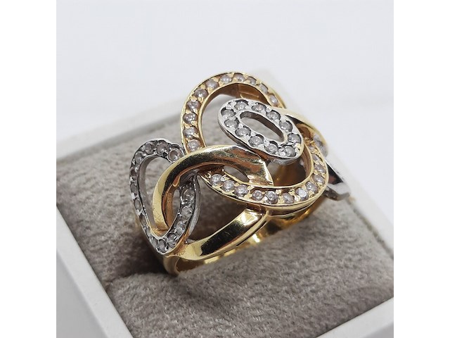 Ring, 18 karaats - afbeelding 8 van  10