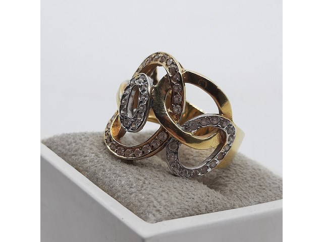 Ring, 18 karaats - afbeelding 9 van  10