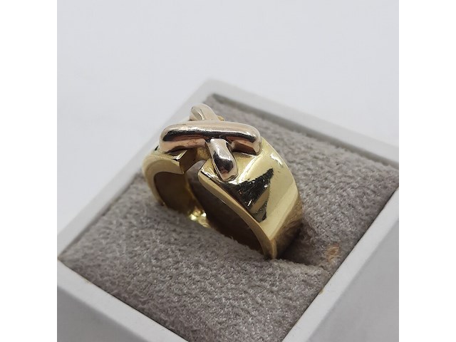 Ring, 18 karaats - afbeelding 2 van  9