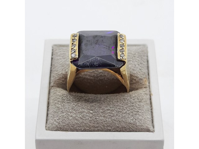 Ring, 18 karaats - afbeelding 1 van  8