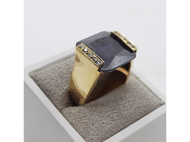 Ring, 18 karaats - afbeelding 2 van  8