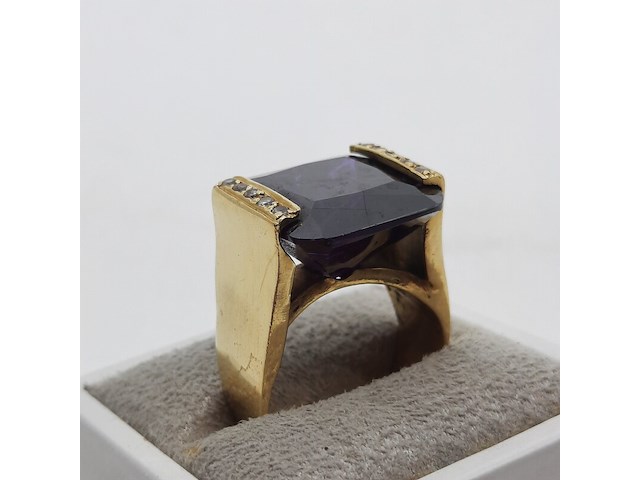 Ring, 18 karaats - afbeelding 4 van  8