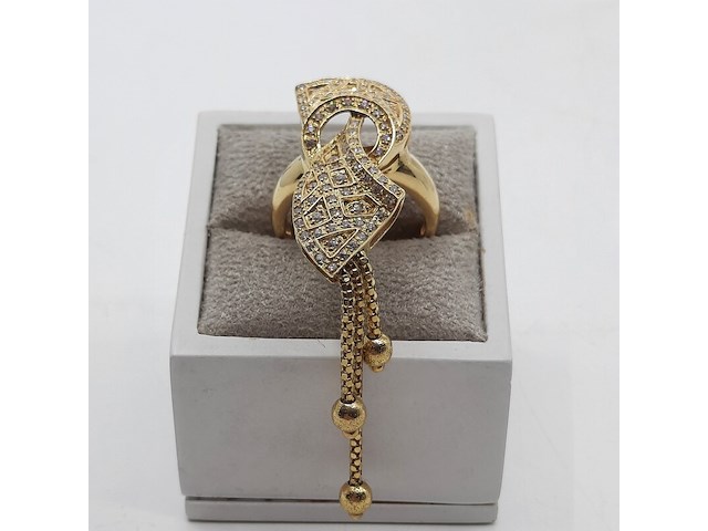 Ring, 18 karaats - afbeelding 1 van  8