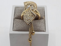 Ring, 18 karaats - afbeelding 1 van  8