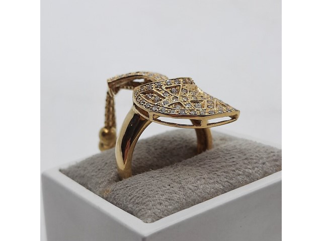 Ring, 18 karaats - afbeelding 4 van  8