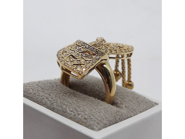 Ring, 18 karaats - afbeelding 5 van  8