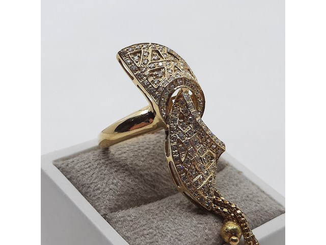 Ring, 18 karaats - afbeelding 7 van  8