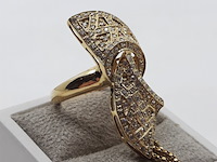 Ring, 18 karaats - afbeelding 7 van  8