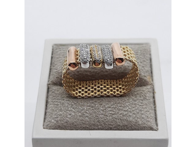 Ring, 18 karaats - afbeelding 1 van  8