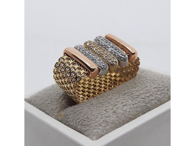 Ring, 18 karaats - afbeelding 4 van  8