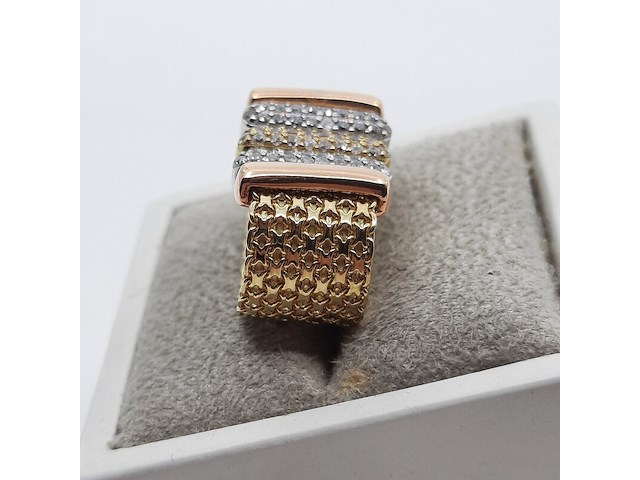 Ring, 18 karaats - afbeelding 5 van  8